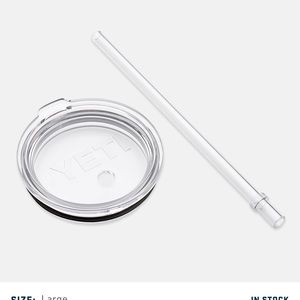 Yeti straw and lid